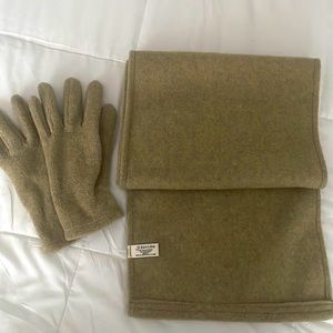 St. John’s Scarf and Gloves Set, Color is Sand